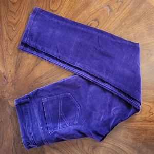 Purple corduroy pants